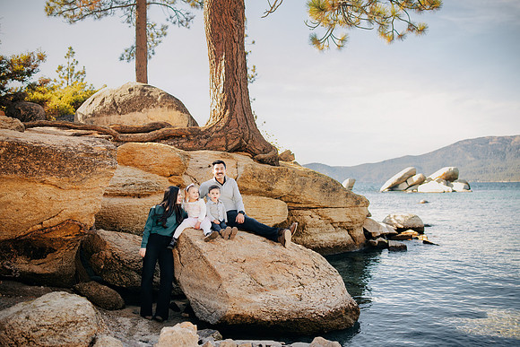 Tahoe family photo session
