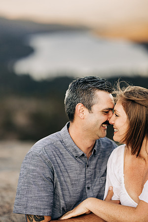 Truckee engagement photo session