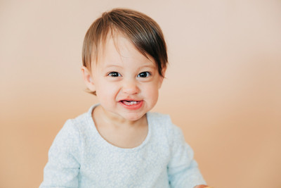 baby studio photo session