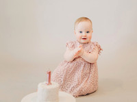 One Year Old studio cake smash session