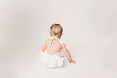 six month old baby photo session