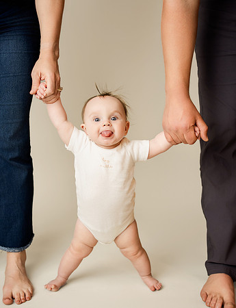 six month old baby photo session