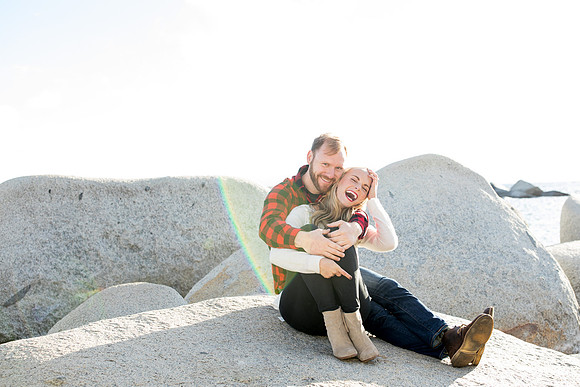 tahoe engagement session