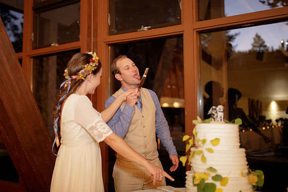 wedding in The Olympic Village Lodge at Squaw Valley