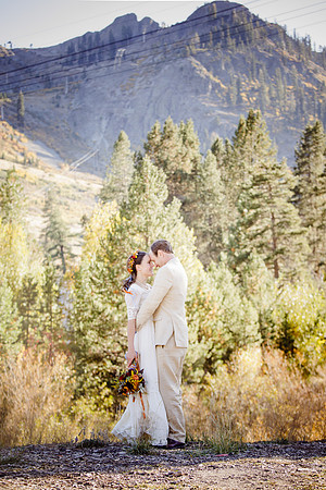 wedding in The Olympic Village Lodge at Squaw Valley