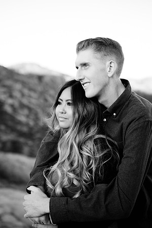 Nathan and Jasmin engagement Tahoe