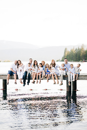 Extended family photo session Lake Tahoe