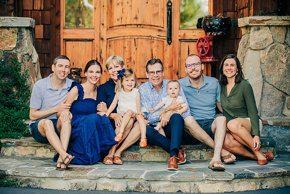 Extended family photo session Lake Tahoe